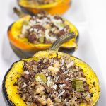 These Stuffed Acorn Squash make for a fun and healthy Autumn dinner!
