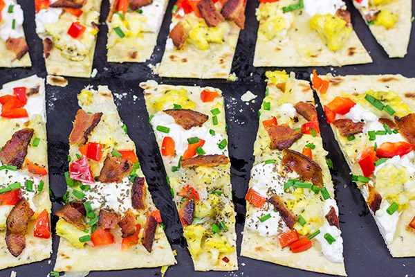 Who says you can't have pizza for breakfast? This Thin Crust Breakfast Pizza is a great way to start the day!