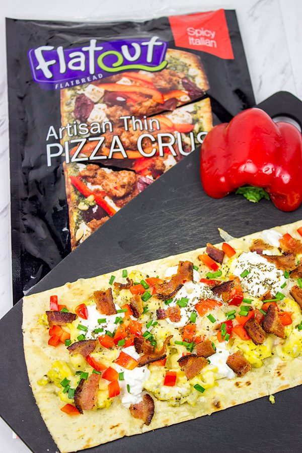Who says you can't have pizza for breakfast? This Thin Crust Breakfast Pizza is a great way to start the day!