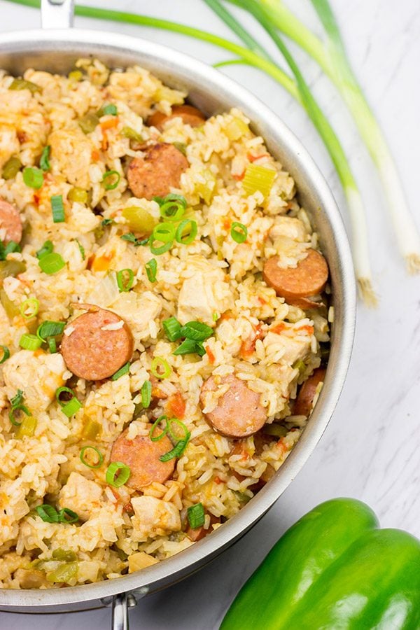 Chicken and Sausage Jambalaya is a classic Cajun dish...and it's perfect for a weeknight meal!