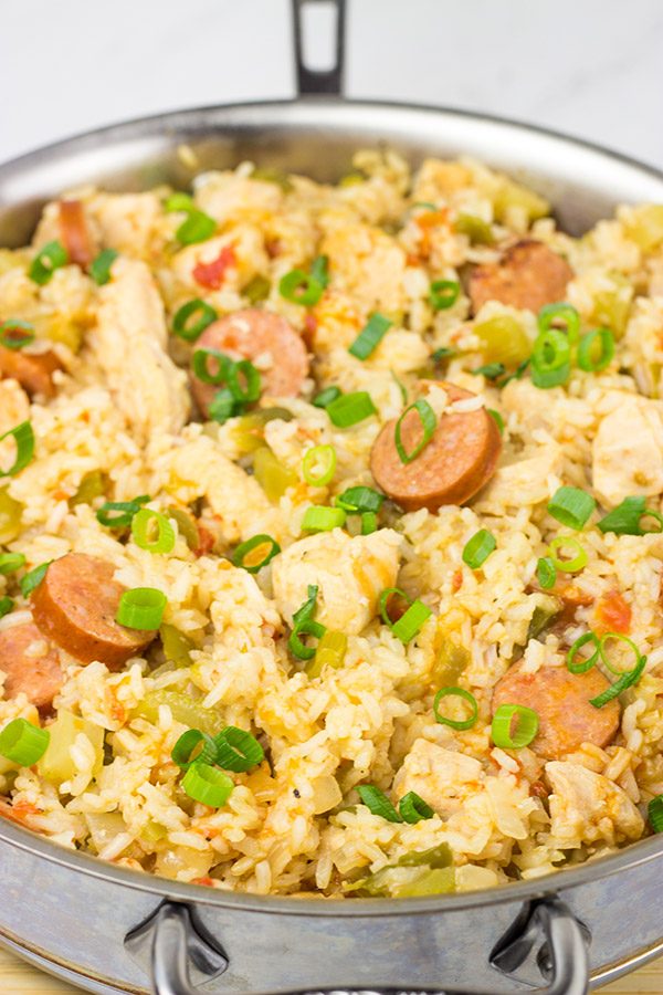 Chicken and Sausage Jambalaya is a classic Cajun dish...and it's perfect for a weeknight meal!