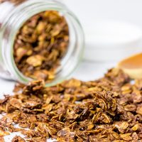 No matter the time of day, this Chocolate Almond Granola is one tasty treat!