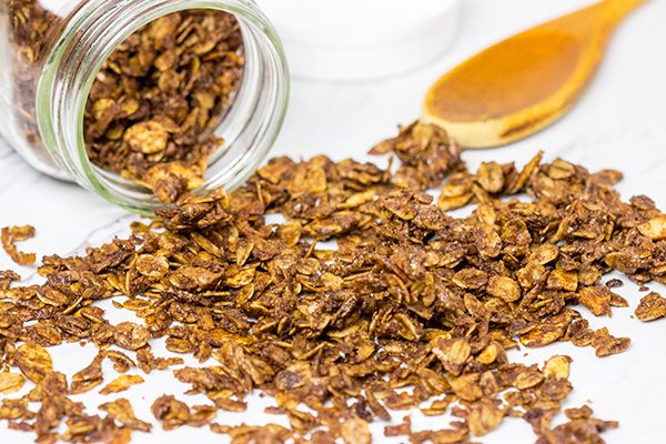 No matter the time of day, this Chocolate Almond Granola is one tasty treat!