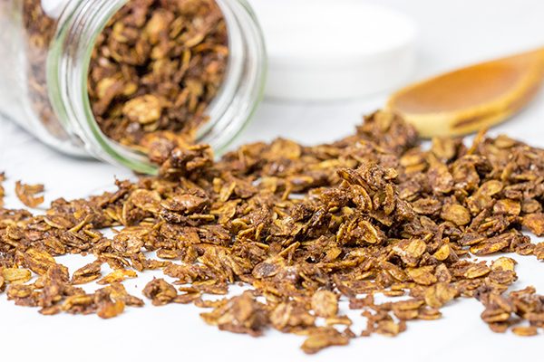 No matter the time of day, this Chocolate Almond Granola is one tasty treat!