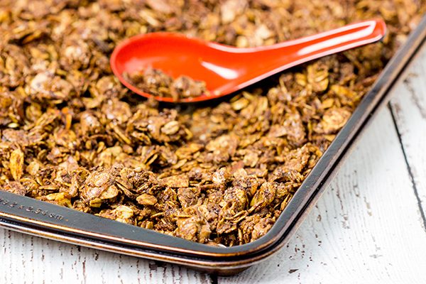 No matter the time of day, this Chocolate Almond Granola is one tasty treat!