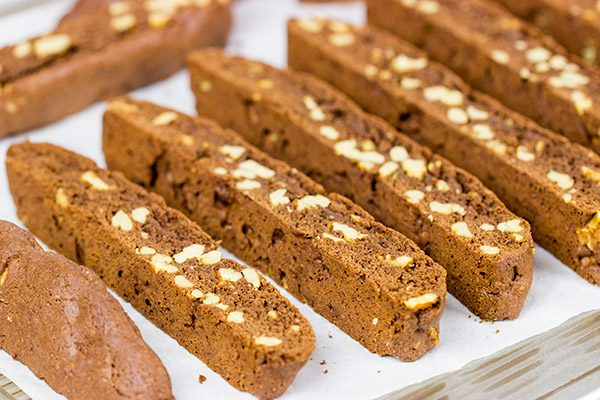 Biscotti are an easy treat to make...and they make great neighbor/teacher gifts! These Chocolate Walnut Biscotti are one of my favorites!