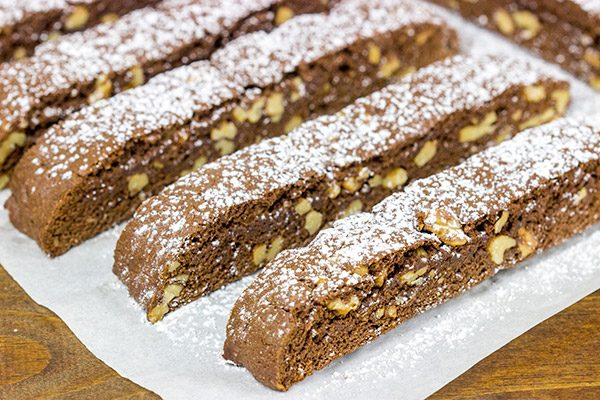 Biscotti are an easy treat to make...and they make great neighbor/teacher gifts! These Chocolate Walnut Biscotti are one of my favorites!