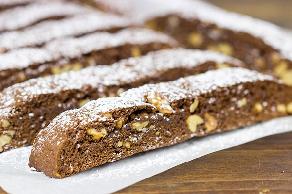 Biscotti are an easy treat to make...and they make great neighbor/teacher gifts! These Chocolate Walnut Biscotti are one of my favorites!