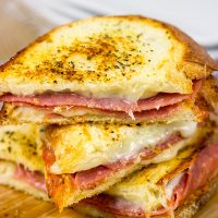 These Italian Grilled Cheese Sandwiches are layered with salami, provolone and mozzarella...and they make for one epic sandwich on a chilly winter day!