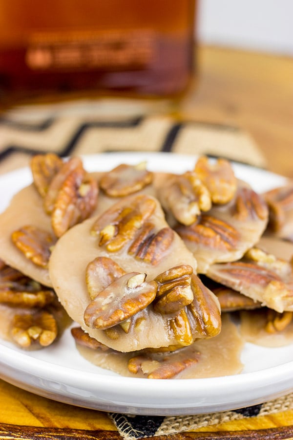 Take classic pralines to a whole new level with these Bourbon Pecan Pralines!