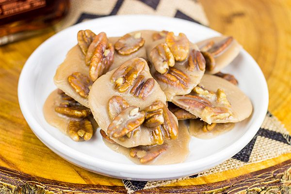 Take classic pralines to a whole new level with these Bourbon Pecan Pralines!