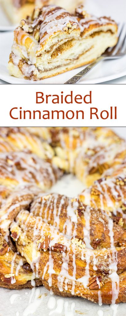 This Braided Cinnamon Roll is a fun twist on a classic...literally!