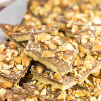 This Chocolate Almond Toffee is an easy treat to make...just try not to eat it all at once!