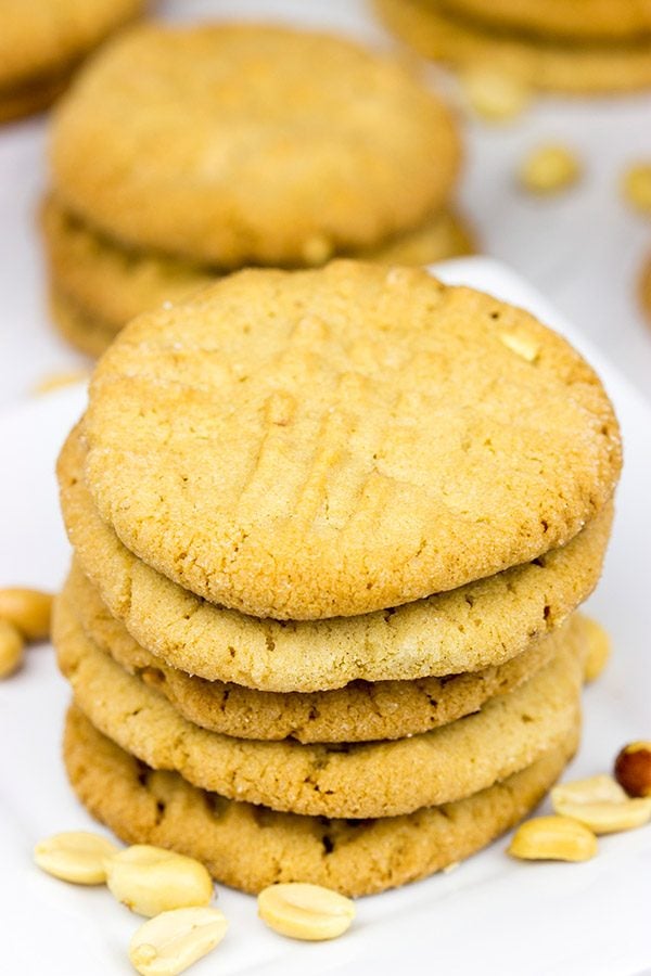These Classic Peanut Butter Cookies are simple...and delicious! I dare you to eat just one!