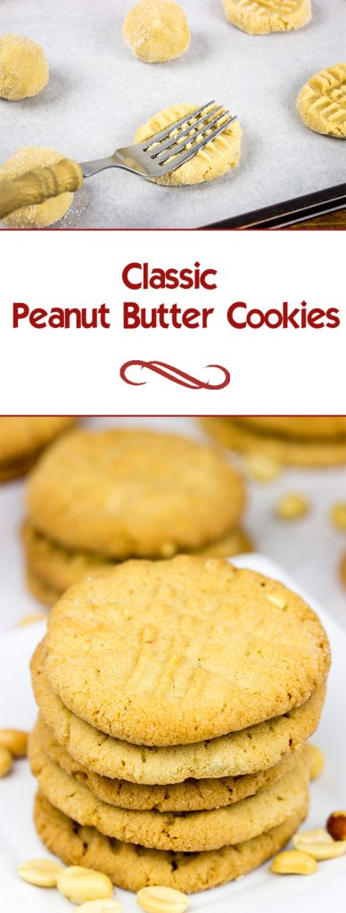 These Classic Peanut Butter Cookies are simple...and delicious! I dare you to eat just one!