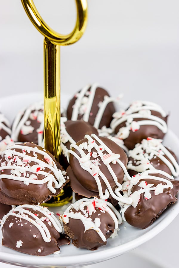 These Peppermint Oreo Cookie Balls are a fun twist on a classic holiday treat!