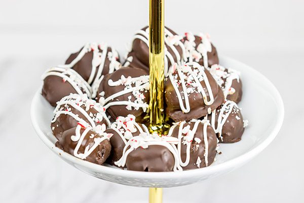These Peppermint Oreo Cookie Balls are a fun twist on a classic holiday treat!
