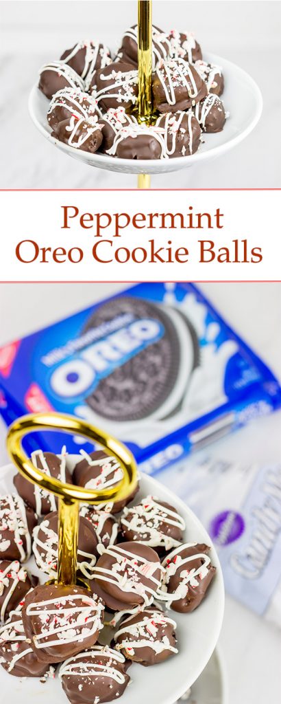 These Peppermint Oreo Cookie Balls are a fun twist on a classic holiday treat!