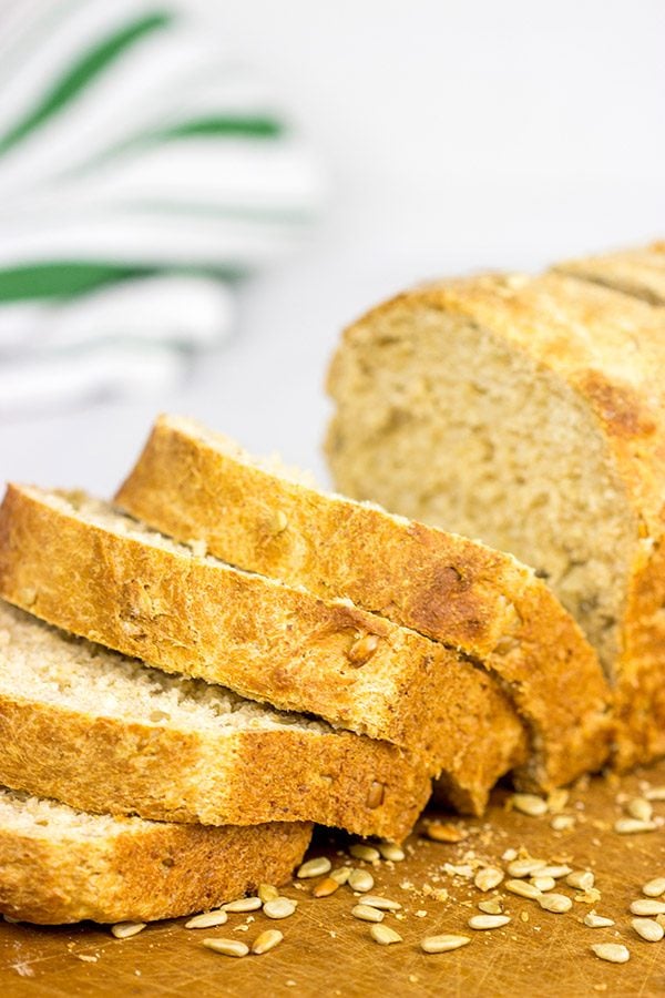 This Sunflower Seed Bread is the perfect sandwich bread!