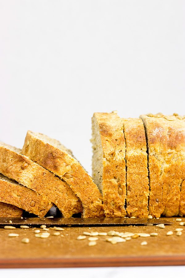This Sunflower Seed Bread is the perfect sandwich bread!