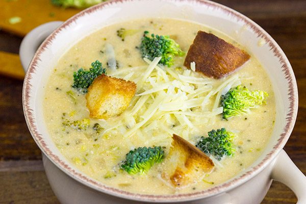 This Broccoli Cheddar Soup is creamy and delicious...and it's a favorite for these cold winter days!