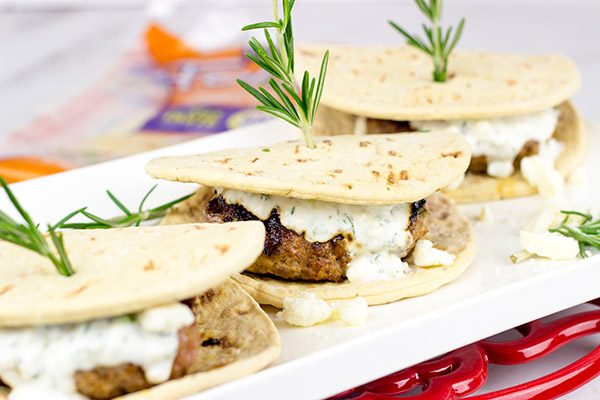 Looking for a fun yet casual dinner idea for holiday entertaining? Give these Lamb Sliders with Feta Tzatziki Sauce a shot!