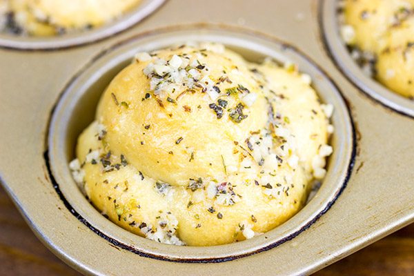 These Muffin Tin Garlic Knots are easy and delicious...and they're the perfect game-time appetizer!