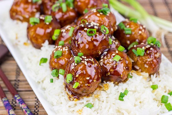 These Teriyaki Glazed Meatballs are quick and easy...perfect for dinner on a busy weeknight!
