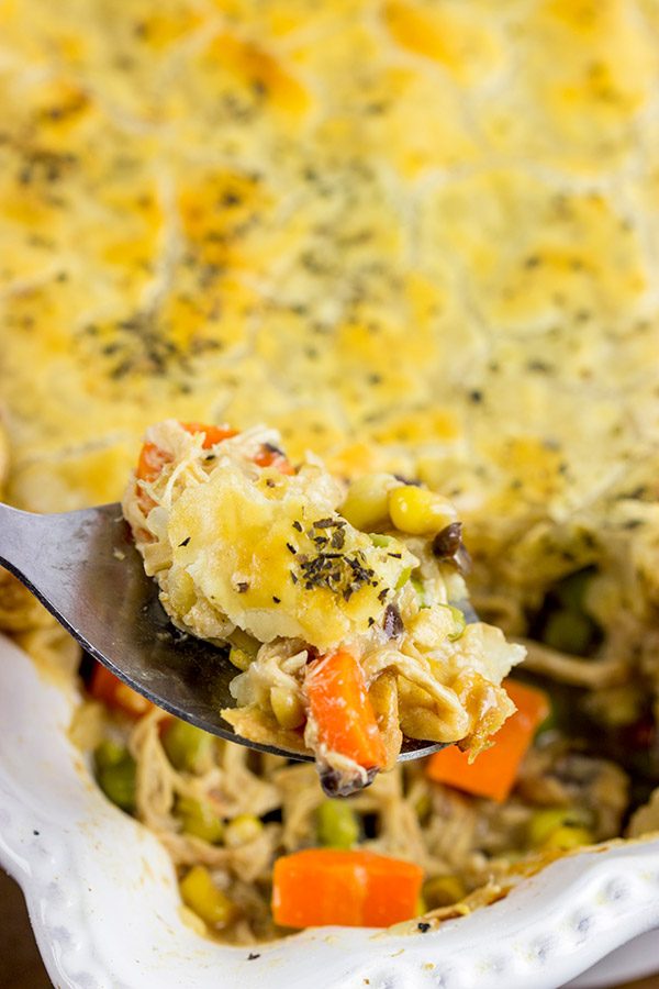 This Classic Chicken Pot Pie is best served by a roaring fire on a cold winter day!