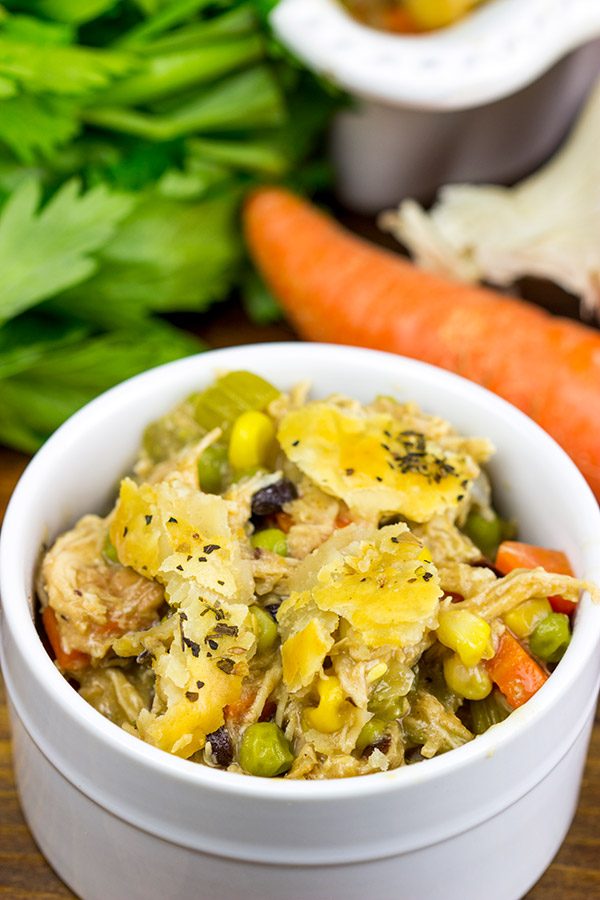 This Classic Chicken Pot Pie is best served by a roaring fire on a cold winter day!