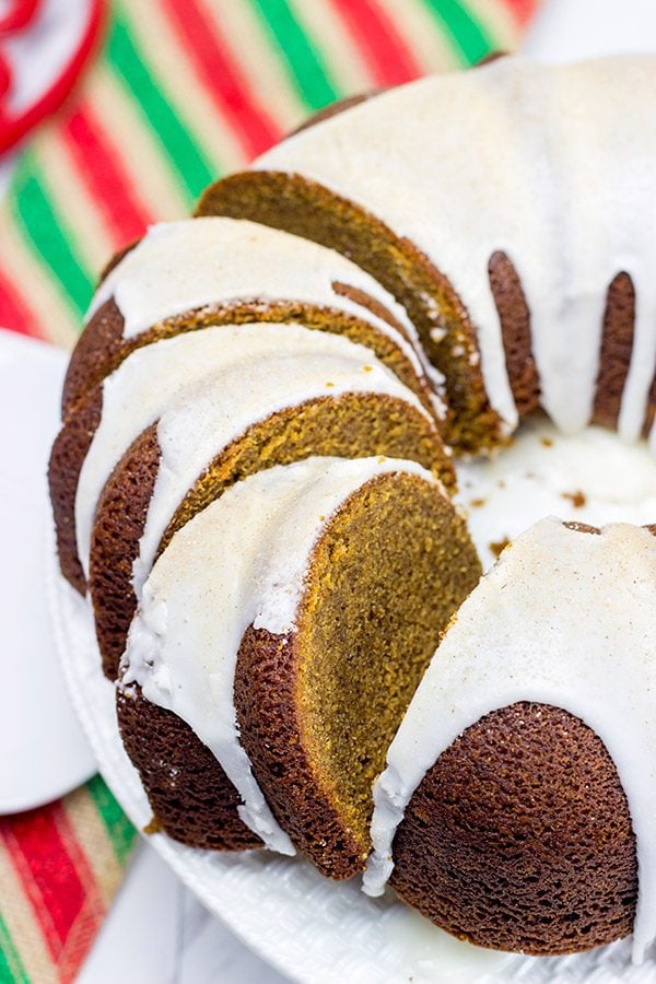 Do you look forward to gingerbread during the holidays as much as I do? If so, then this Gluten Free Gingerbread Pound Cake definitely deserves a spot on your holiday baking agenda!