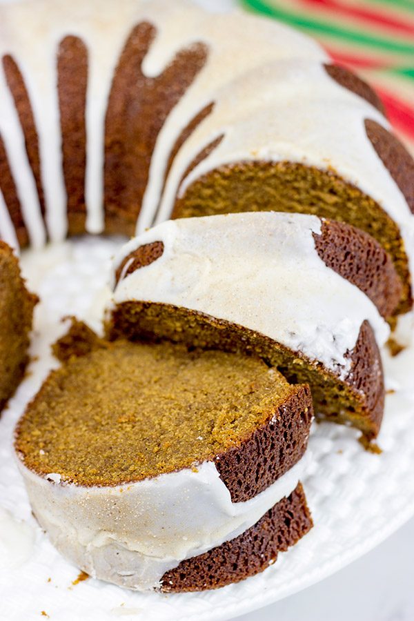 Do you look forward to gingerbread during the holidays as much as I do? If so, then this Gluten Free Gingerbread Pound Cake definitely deserves a spot on your holiday baking agenda!