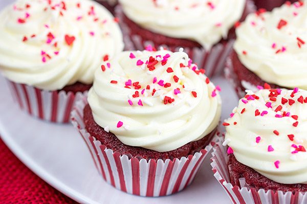 Valentine's Day is quickly approaching! Let's celebrate with Red Velvet Cupcakes...and a Shakespearean insult or two!