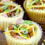 Think beyond the sandwich...by using cornbread bowls! These Ham and Baked Beans in Cornbread Bowls are a fun twist on a classic!