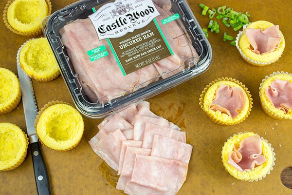 Think beyond the sandwich...by using cornbread bowls! These Ham and Baked Beans in Cornbread Bowls are a fun twist on a classic!