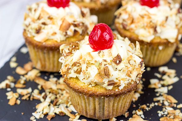 Italian Cream Cupcakes might not actually be from Italy...but they're still one heck of a delicious dessert!