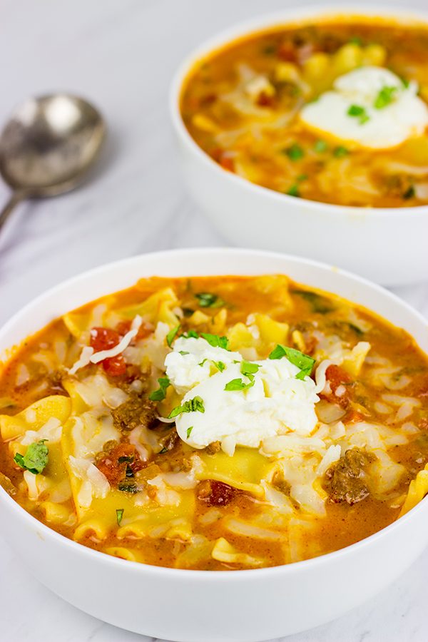 Love lasagna? Then you'll love this Lasagna Soup! It's perfect for a cold winter day!
