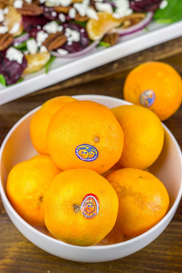 This Mandarin Beet Salad with Poppyseed Dressing makes for an easy and delicious winter lunch!