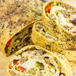 This Spicy Italian Sausage Roll is the perfect appetizer for your next party!