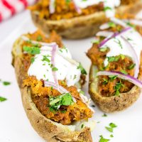 Forget the sandwich! These BBQ Pulled Pork Potato Skins are a tasty way to serve up pulled pork!