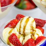 Looking for a unique dessert idea? This Olive Oil Gelato with Balsamic Strawberries will have you asking for seconds...I promise!