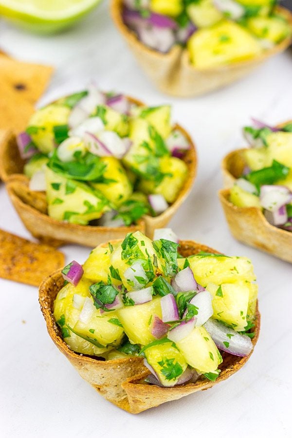 Mix up summer salsa season with this Pineapple Jalapeno Salsa!