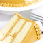 Inspired by an old favorite, this Southern Caramel Cake features a rich, caramel frosting over layers of dense, white cake...and it's delicious!