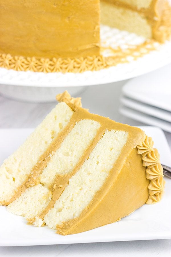 Inspired by an old favorite, this Southern Caramel Cake features a rich, caramel frosting over layers of dense, white cake...and it's delicious!
