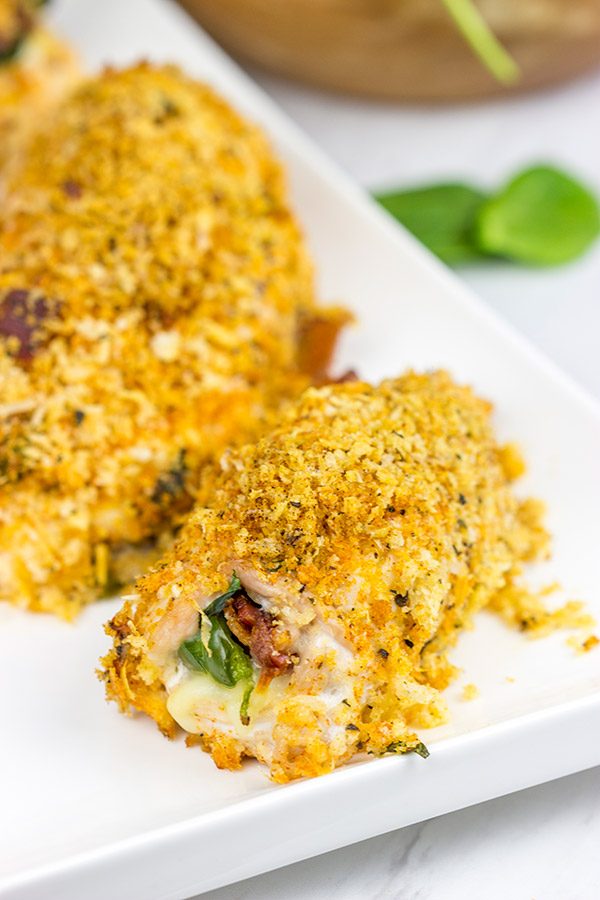 This Bacon and Jalapeno Stuffed Chicken Rollatini is fancy enough for the adults, but still kid-friendly...and it's delicious!