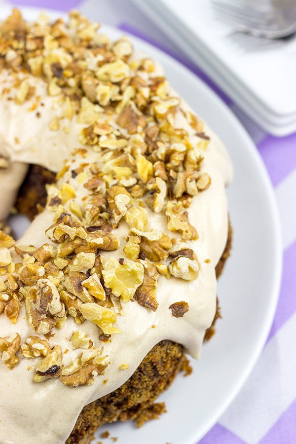 Bring on the Easter egg hunts and Spring baking with this Carrot Cake Bundt Cake!