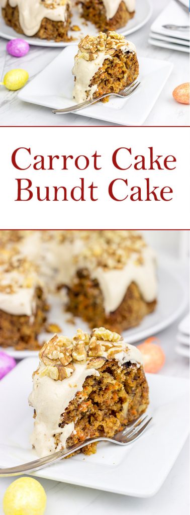 Bring on the Easter egg hunts and Spring baking with this Carrot Cake Bundt Cake!