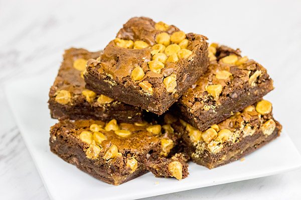 Infused with peanut butter, these Chocolate Peanut Butter Brownies are the perfect sweet treat!