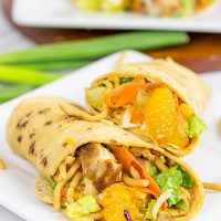 With just a little prep work on Sunday, these Mandarin Chicken Salad Wraps will turn into some tasty weekday lunches!