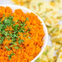 This Mediterranean Carrot Dip is a fun way to eat your daily veggies!